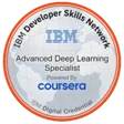 Advanced Deep Learning Specialist badge