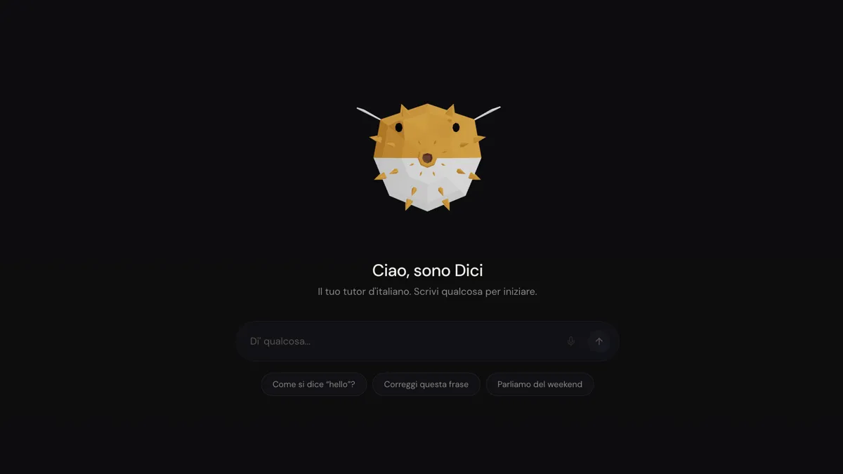 Screenshot of Dici